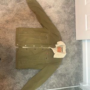 Levi’s Canvas Sherpa Trucker Jacket Size Medium